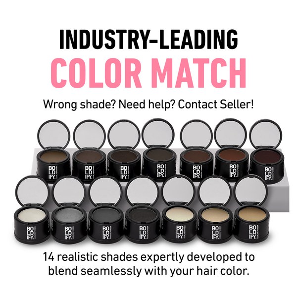 Boldify™ Hairline Powder | Instant Fuller Hair in Seconds