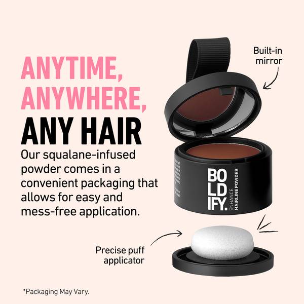 Boldify™ Hairline Powder | Instant Fuller Hair in Seconds