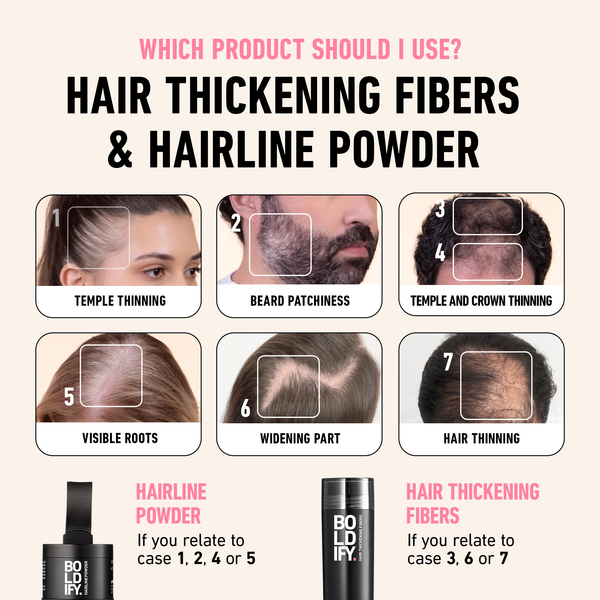Boldify™ Hairline Powder | Instant Fuller Hair in Seconds