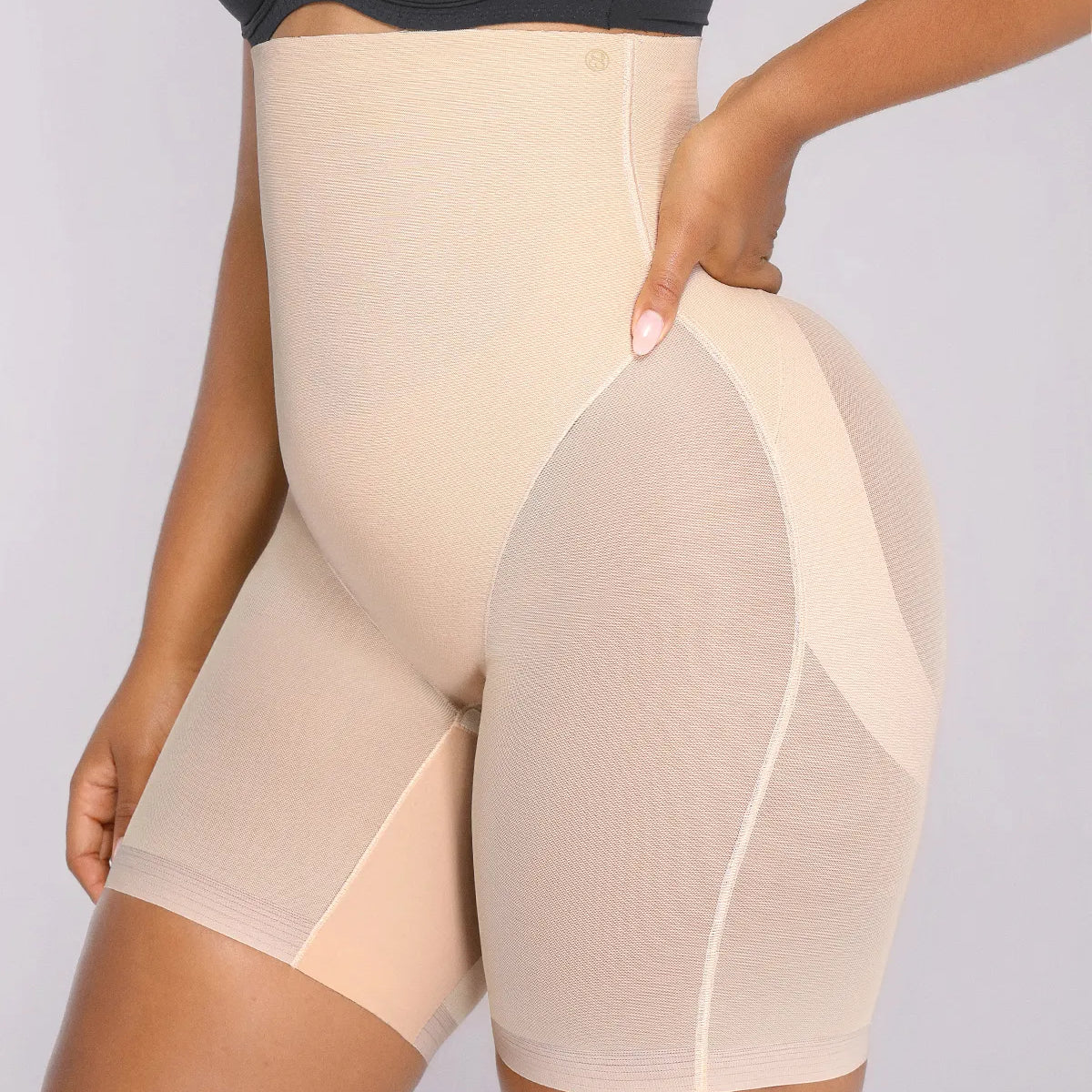 BOOT-YEAH™ MeshSmooth™ High-Waisted Mid Thigh Short