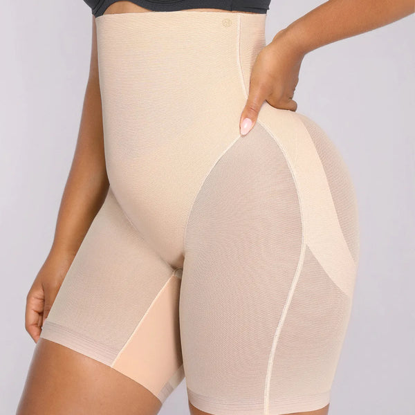 BOOT-YEAH™ MeshSmooth™ High-Waisted Mid Thigh Short
