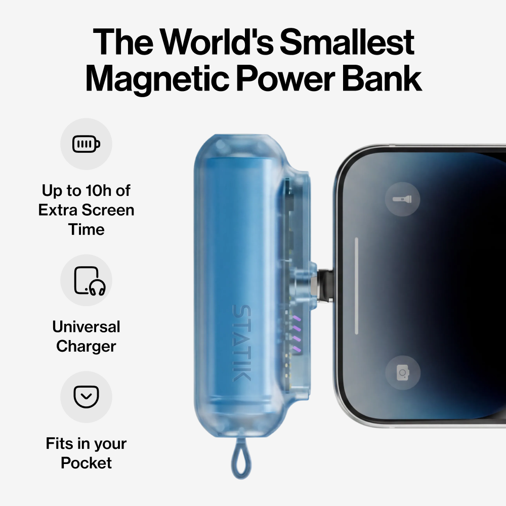MagnaVolt™ Ultra-Compact Magnetic Power Bank
