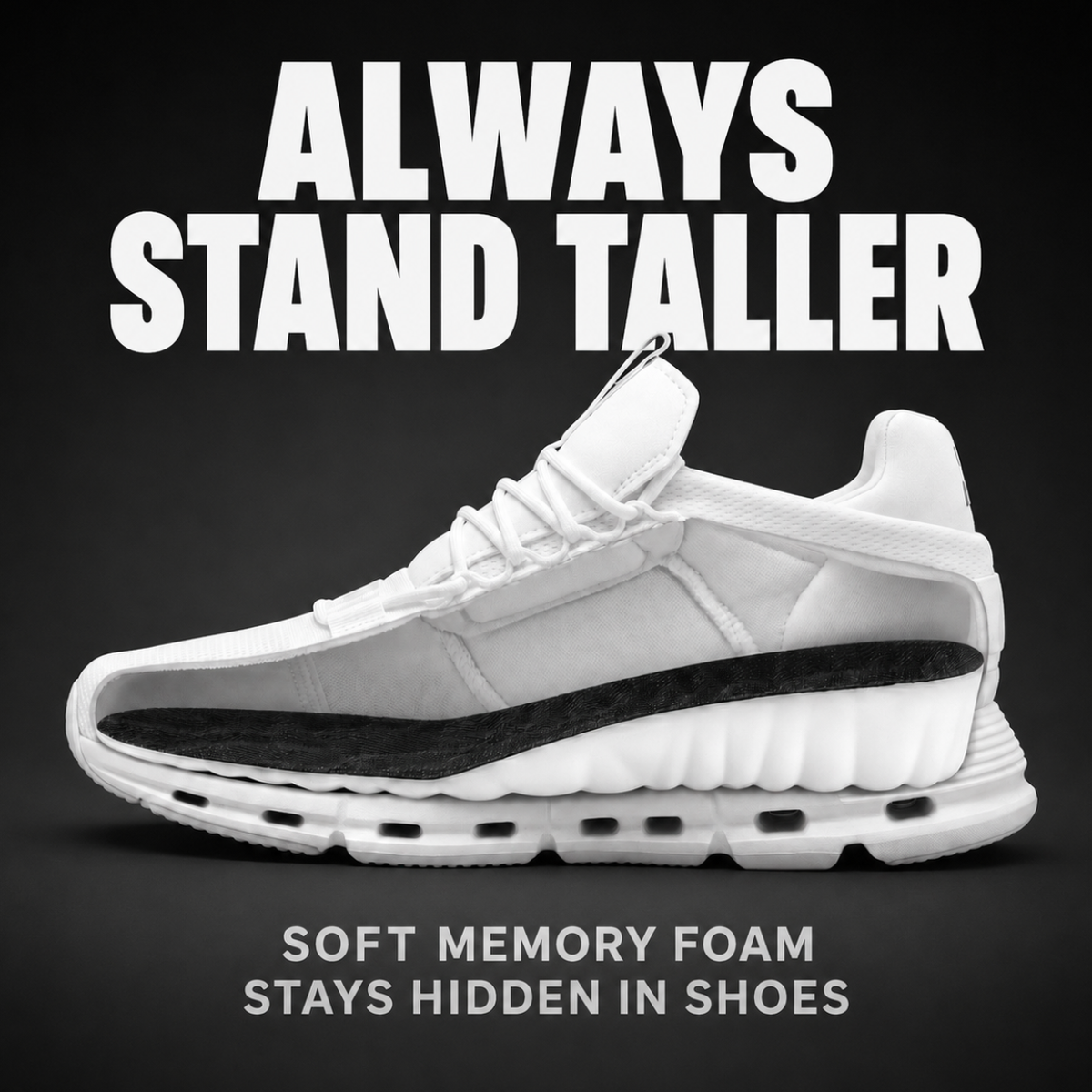 ElevateStep™ Invisible Height Boost Insoles
