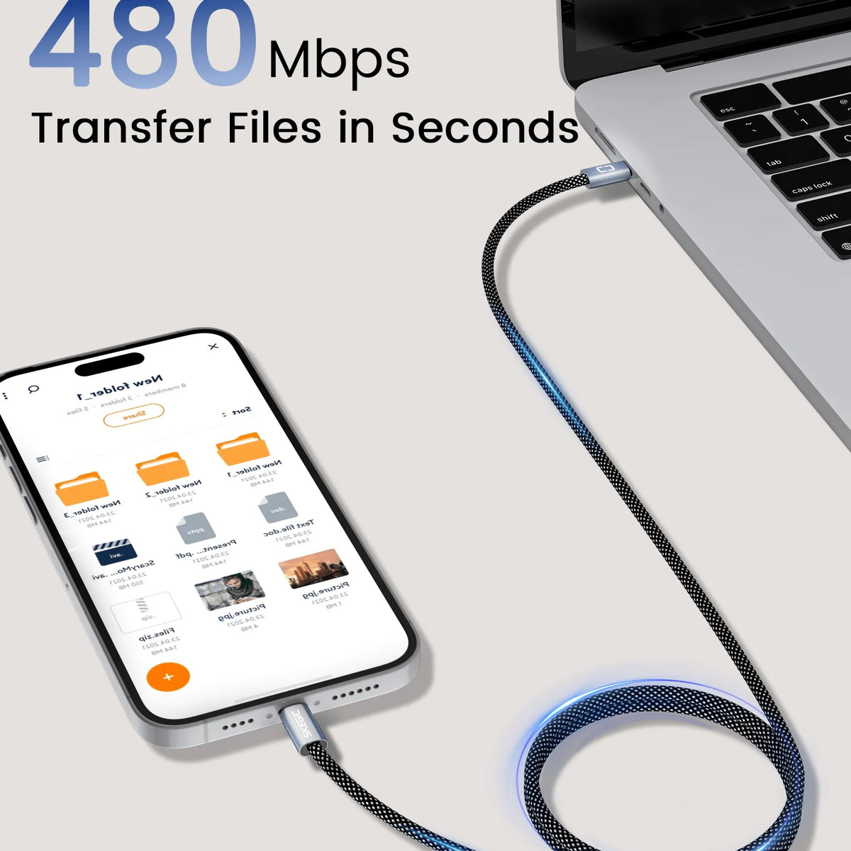SKEGIC MagCable | Magnetic Anti-tangle Cable