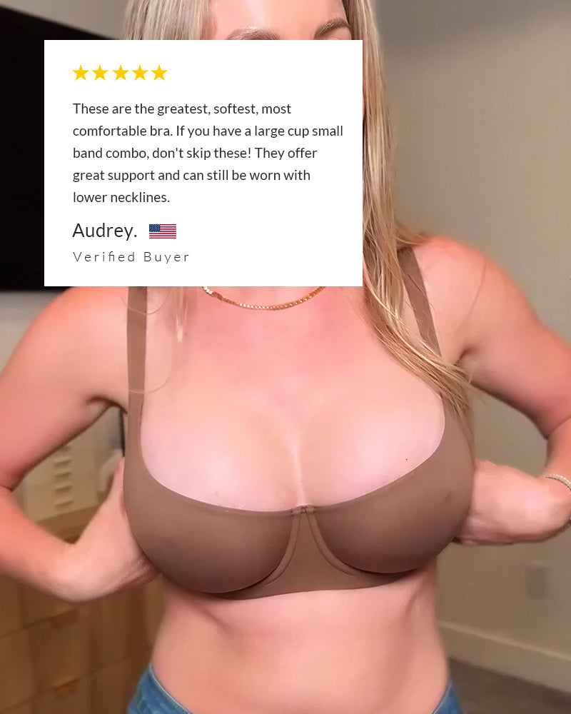 Sculptelle™ Seamless Underwire Lift Balconette Bra