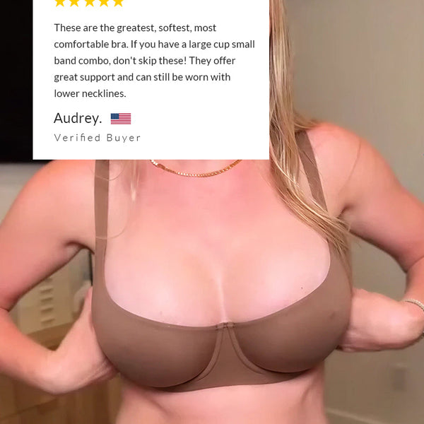 Sculptelle™ Seamless Underwire Lift Balconette Bra