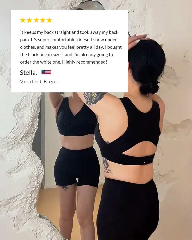 Alignelle™ Cross-Back Posture Support Bra