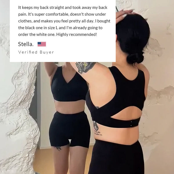 Alignelle™ Cross-Back Posture Support Bra