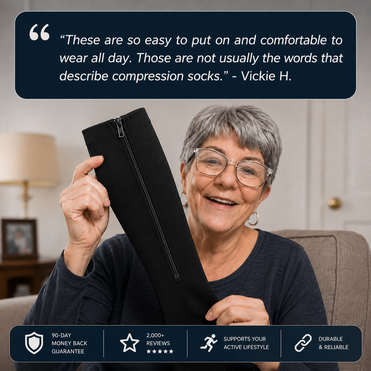 CircuZip™ Compression Socks
