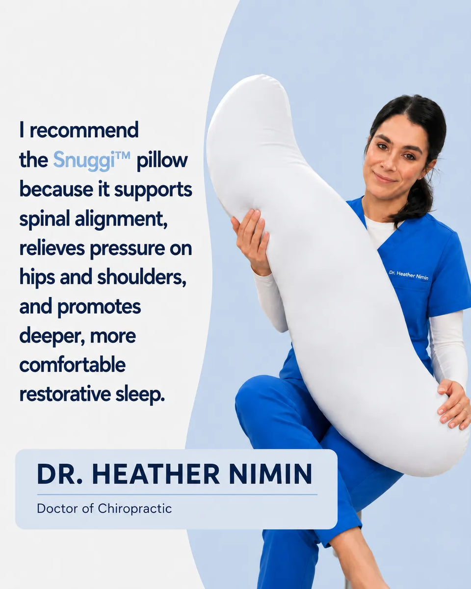 Snuggi Body Align Pillow – Full-Body Support for Better Sleep