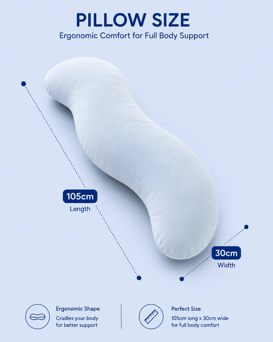 Snuggi Body Align Pillow – Full-Body Support for Better Sleep