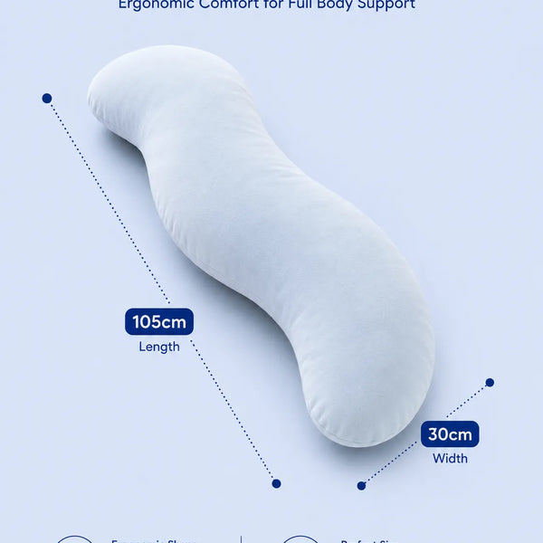 Snuggi Body Align Pillow – Full-Body Support for Better Sleep