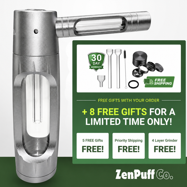 ZenPuff Premium Water Bottle Keeps Drinks Pure Everywhere