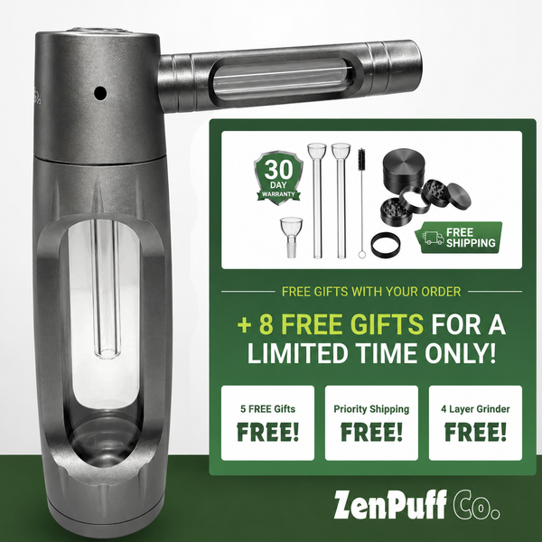 ZenPuff Premium Water Bottle Keeps Drinks Pure Everywhere