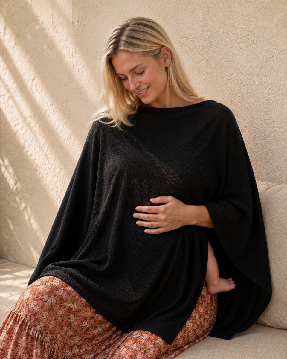 Pure Cotton Nursing Cover Ensures Comfortable Private Feeding