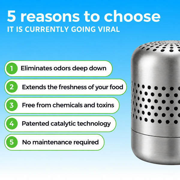 FreshAura™ Refrigerator Air Purifier