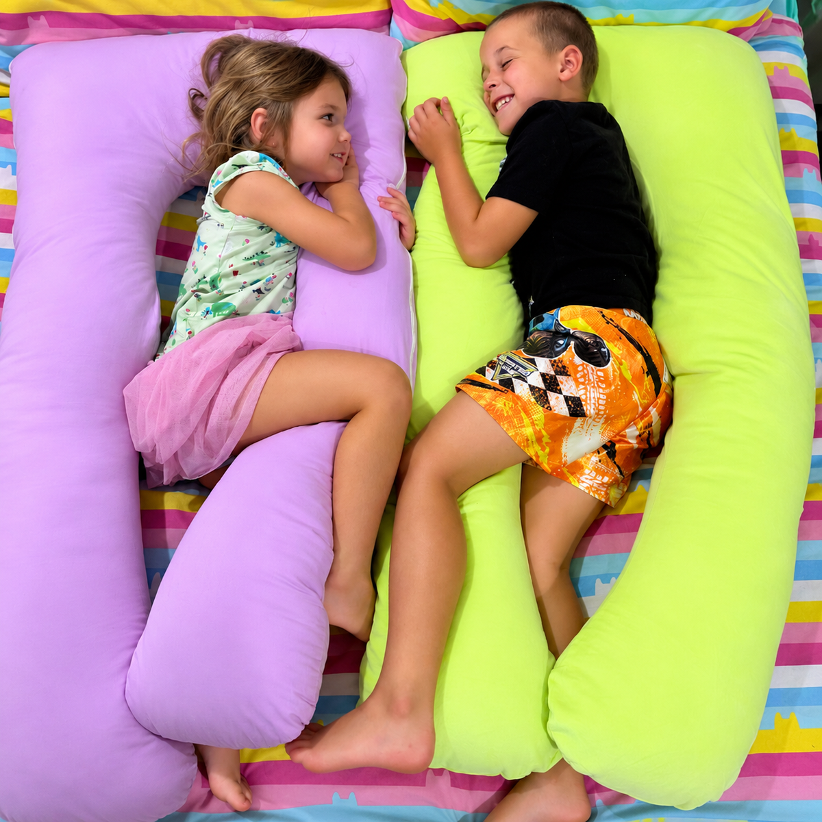 DreamNest™ Full-Body Comfort Pillow for Kids
