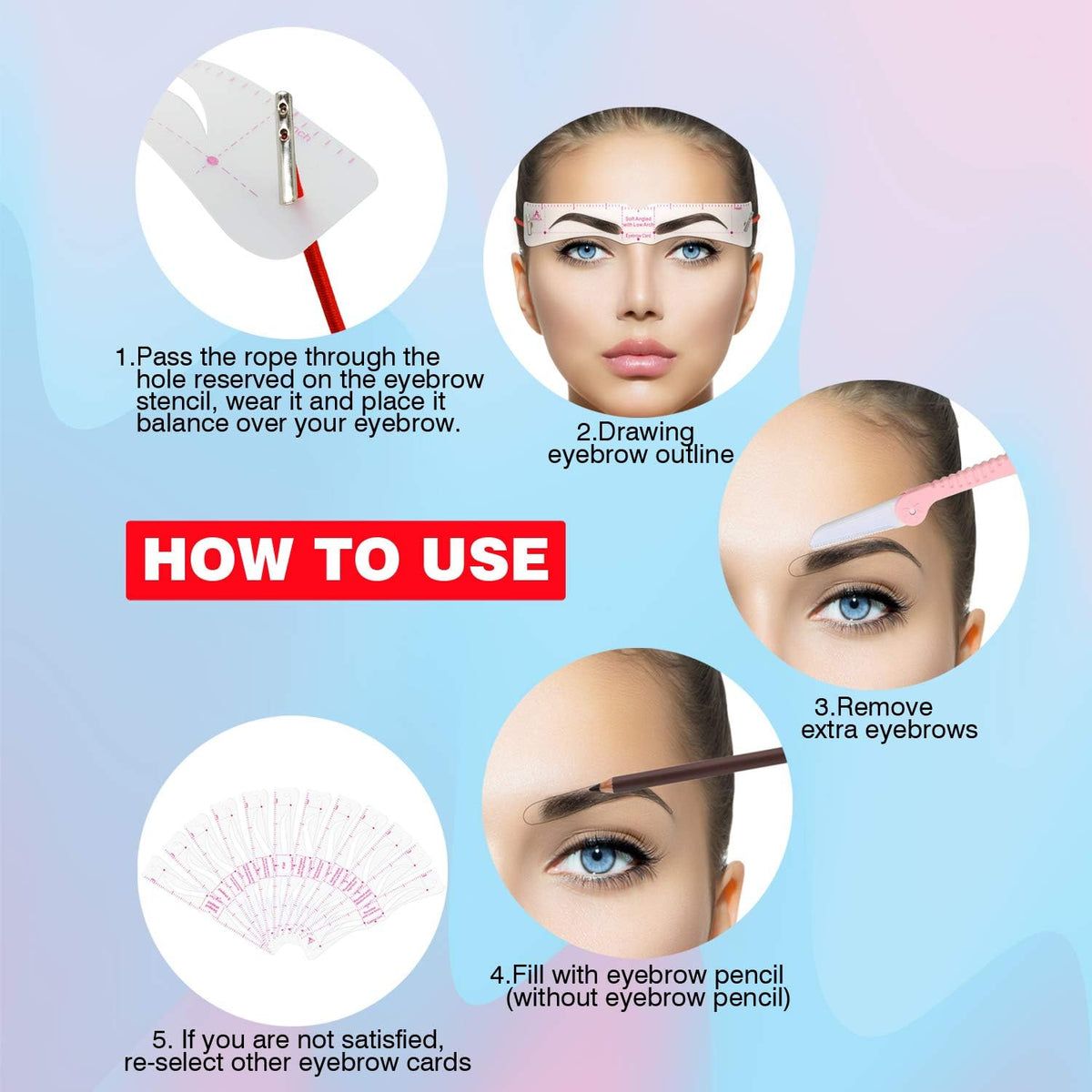 EverArch™ Eyebrow Set – Shape stunning, symmetrical brows in seconds