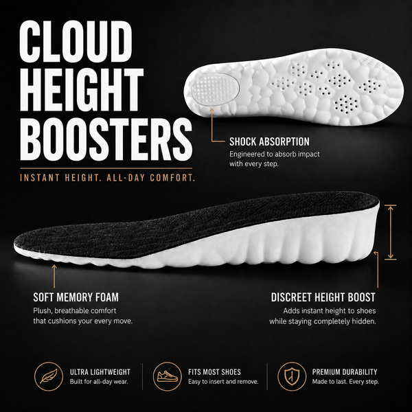 ElevateStep™ Invisible Height Boost Insoles