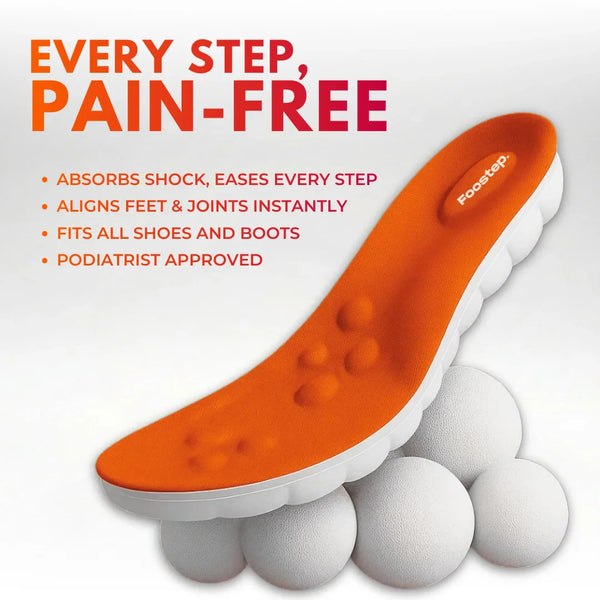 Foostep™ Instant Pain Relief Insoles – Walk Comfortably With Lasting Support