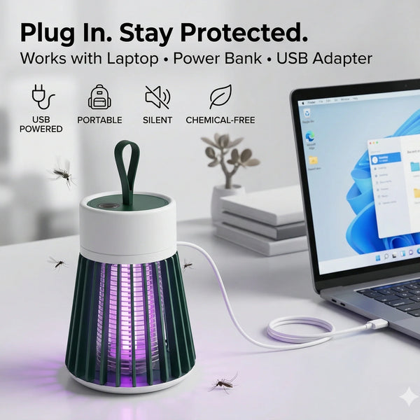 MosquitoLamp – Electric Mosquito Killer | UV Suction Trap | Safe Indoor Protection