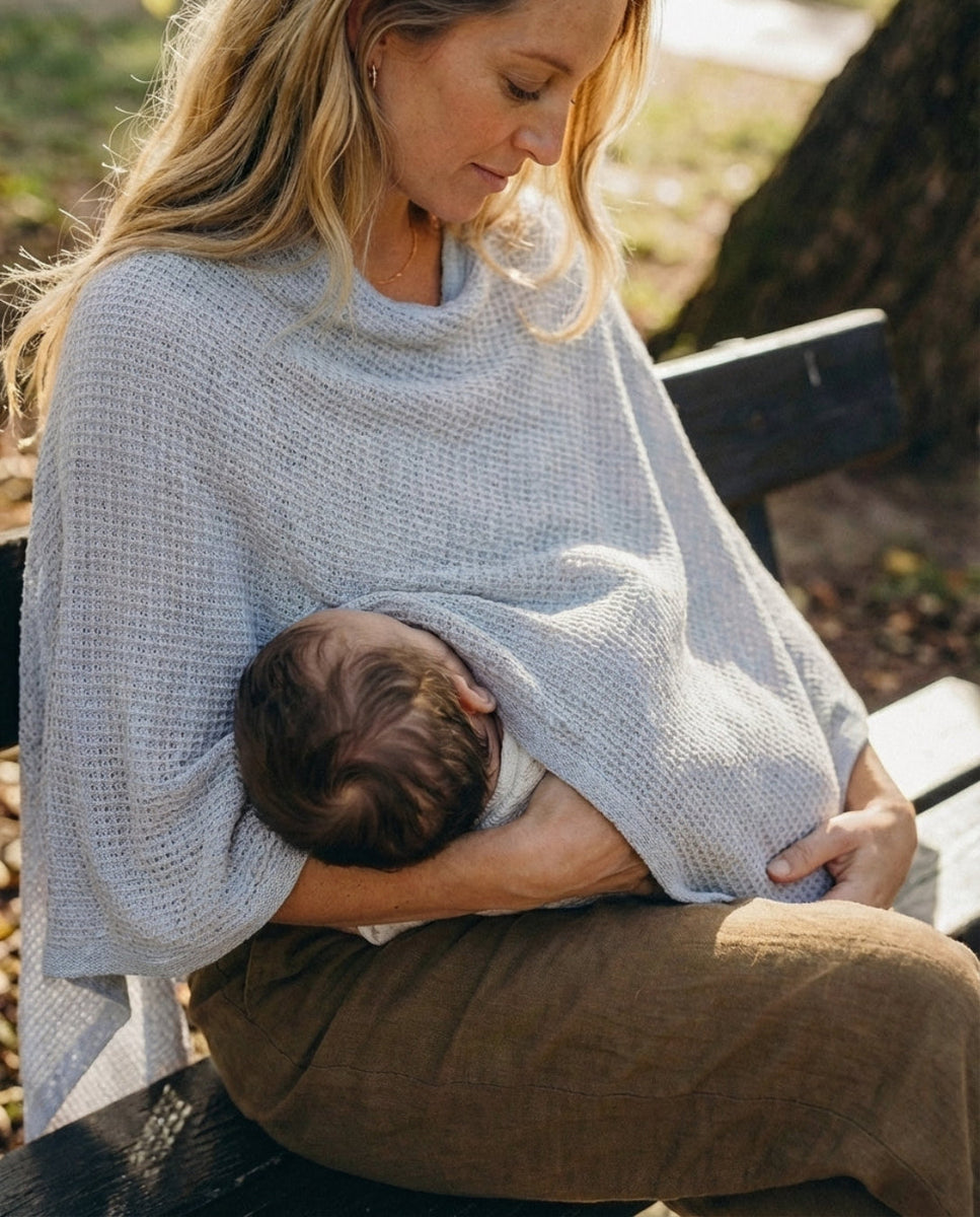 Pure Cotton Nursing Cover Ensures Comfortable Private Feeding