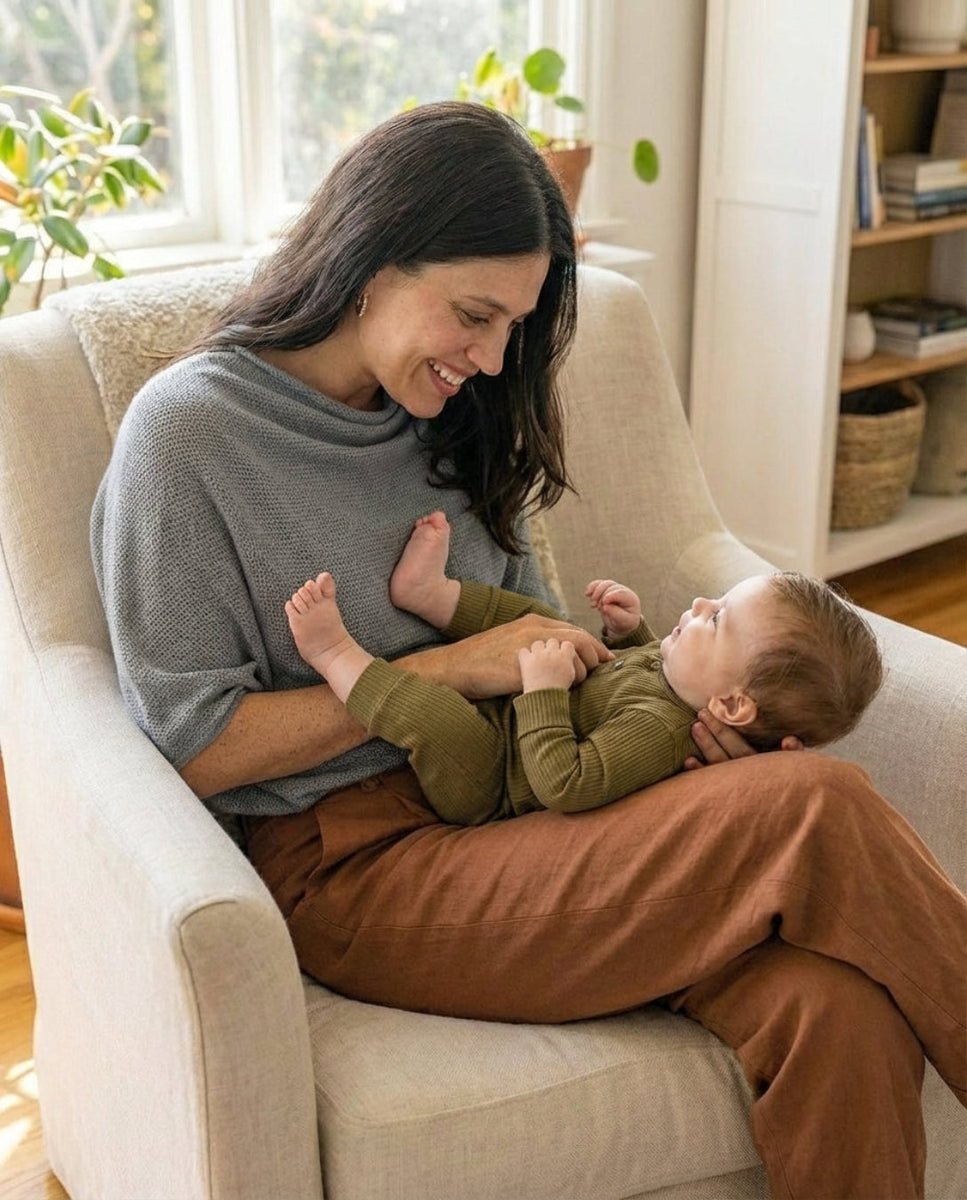 Pure Cotton Nursing Cover Ensures Comfortable Private Feeding