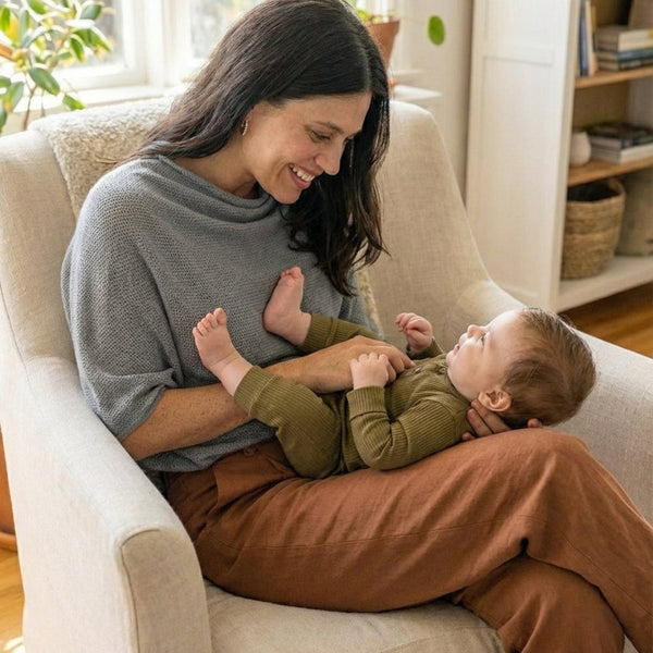 Pure Cotton Nursing Cover Ensures Comfortable Private Feeding