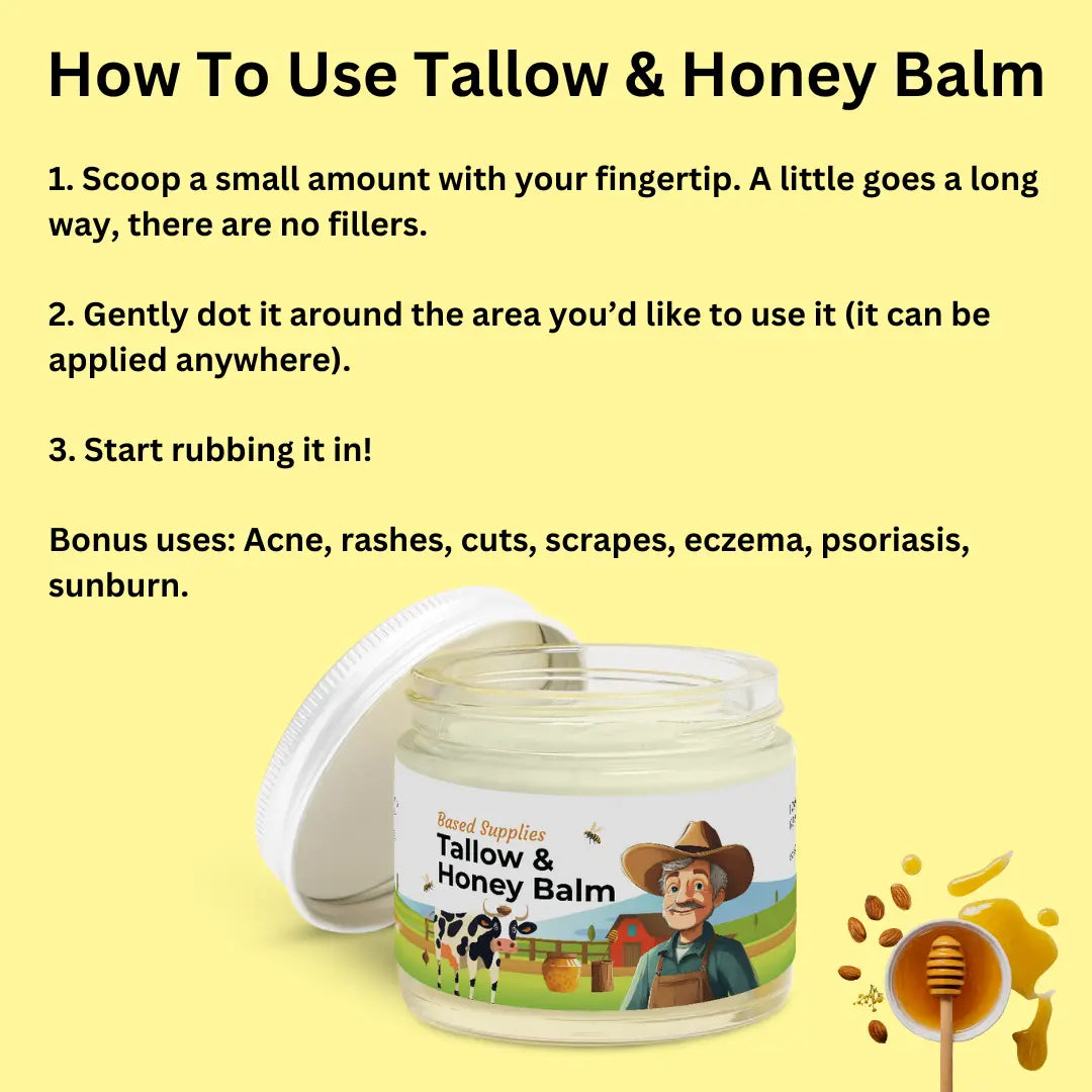 Tallow & Honey Balm – Deeply Nourish Skin With Nature's Best