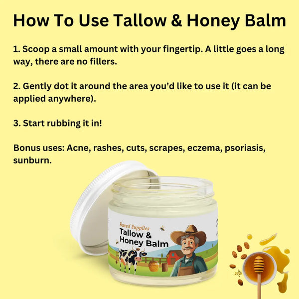 Tallow & Honey Balm – Deeply Nourish Skin With Nature's Best