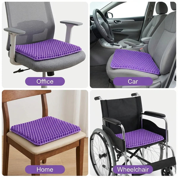 ComfortGel™ Dual-Layer Pressure Relief Seat Cushion