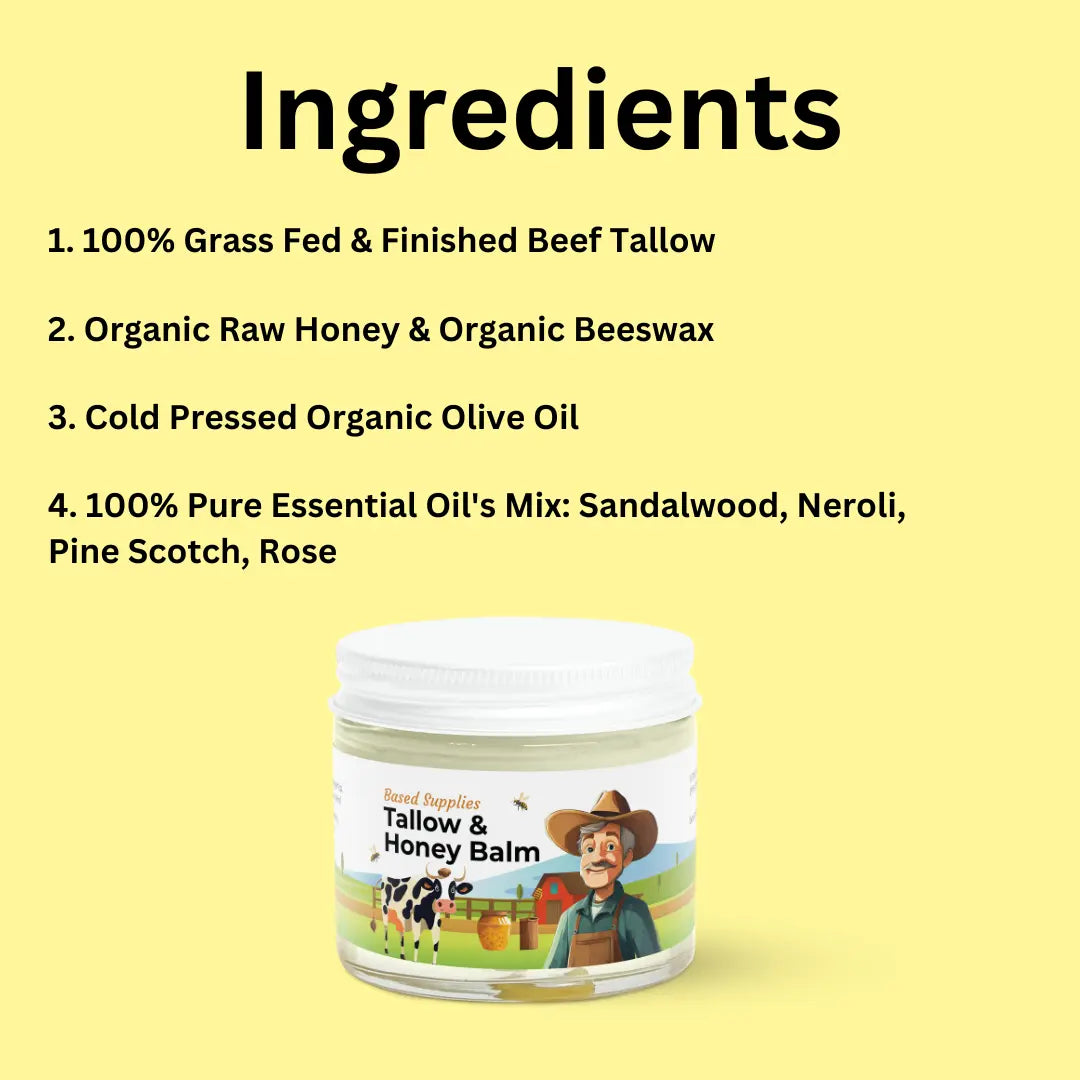 Tallow & Honey Balm – Deeply Nourish Skin With Nature's Best