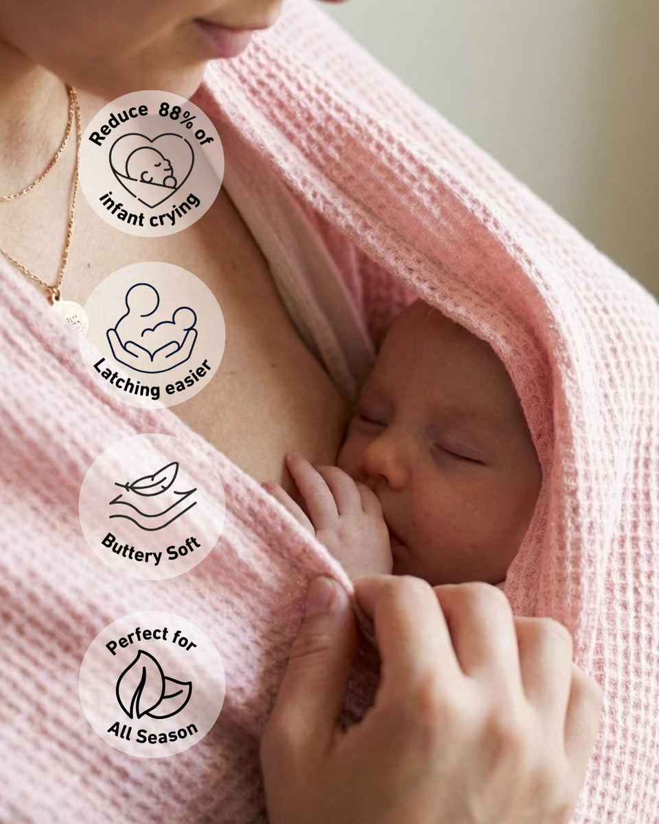 Pure Cotton Nursing Cover Ensures Comfortable Private Feeding