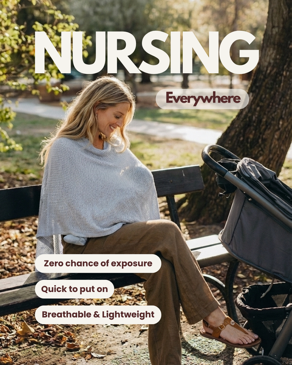 Pure Cotton Nursing Cover Ensures Comfortable Private Feeding