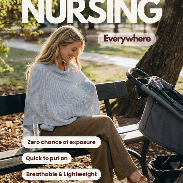 Pure Cotton Nursing Cover Ensures Comfortable Private Feeding