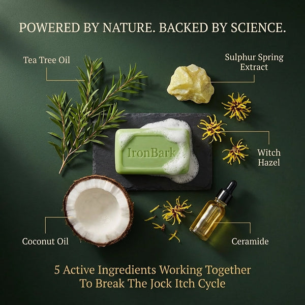 Ironbark Tea Tree Antifungal Bar – Clears Fungal Infection and Skin Balance from the Root