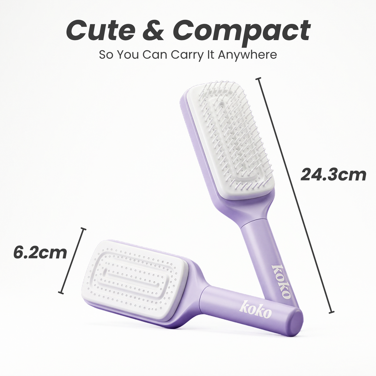 Koko Self Cleaning Hair Brush