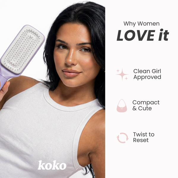 Koko Self Cleaning Hair Brush