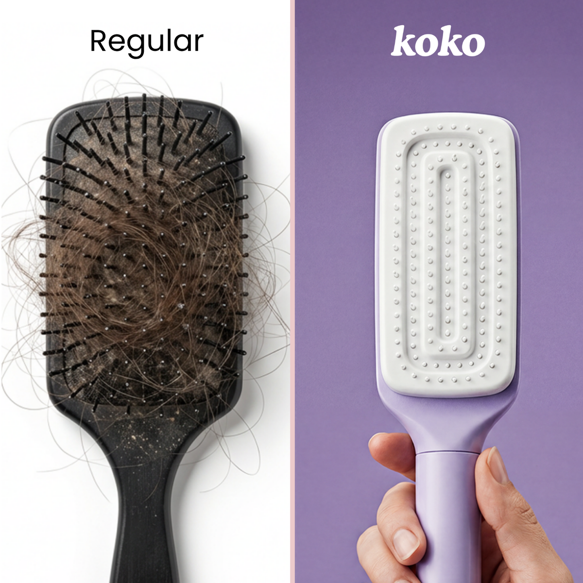 Koko Self Cleaning Hair Brush
