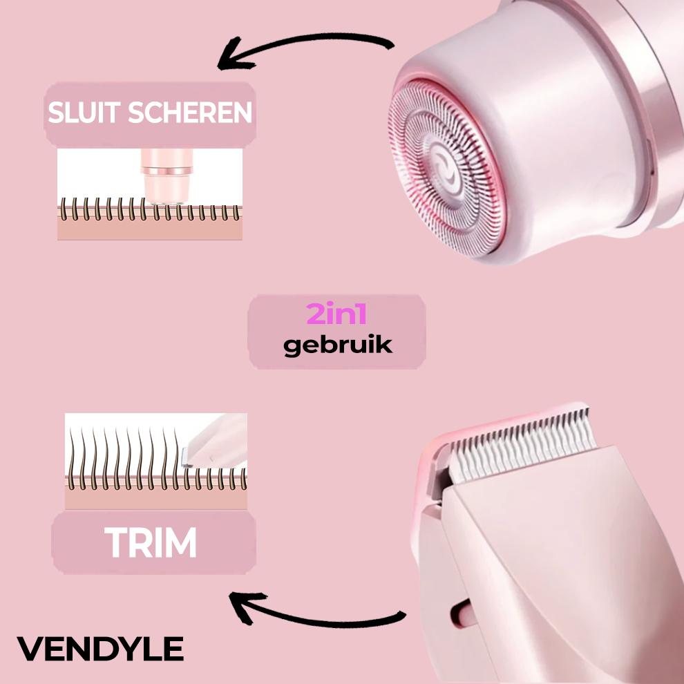 Vendyle 2-in-1 Body Razor for Smooth, Irritation-Free Shaving