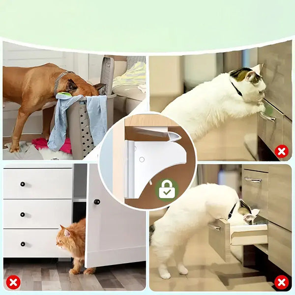 Magnetic Cabinet Locks (4 Pieces) | MAGCLASP™