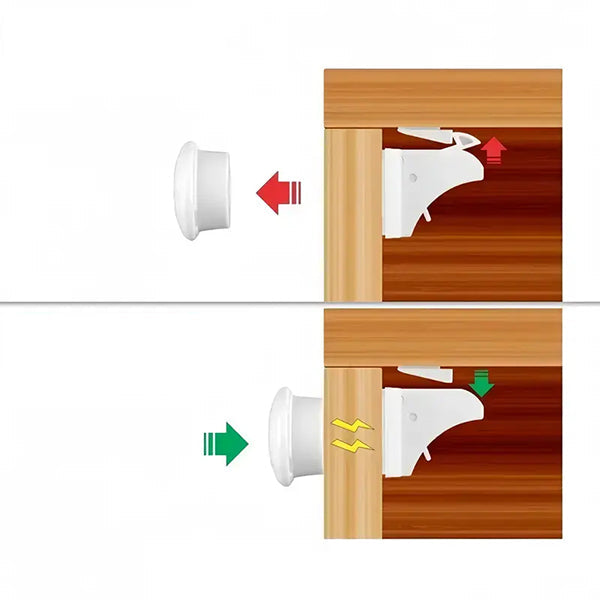 Magnetic Cabinet Locks (4 Pieces) | MAGCLASP™