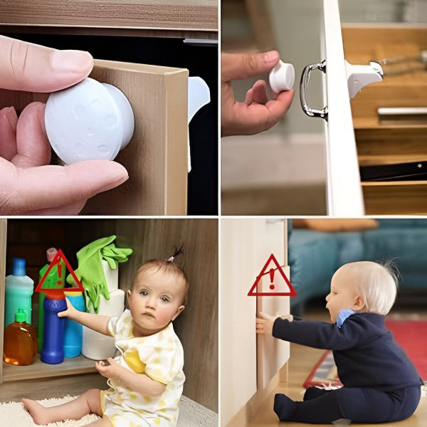Magnetic Cabinet Locks (4 Pieces) | MAGCLASP™