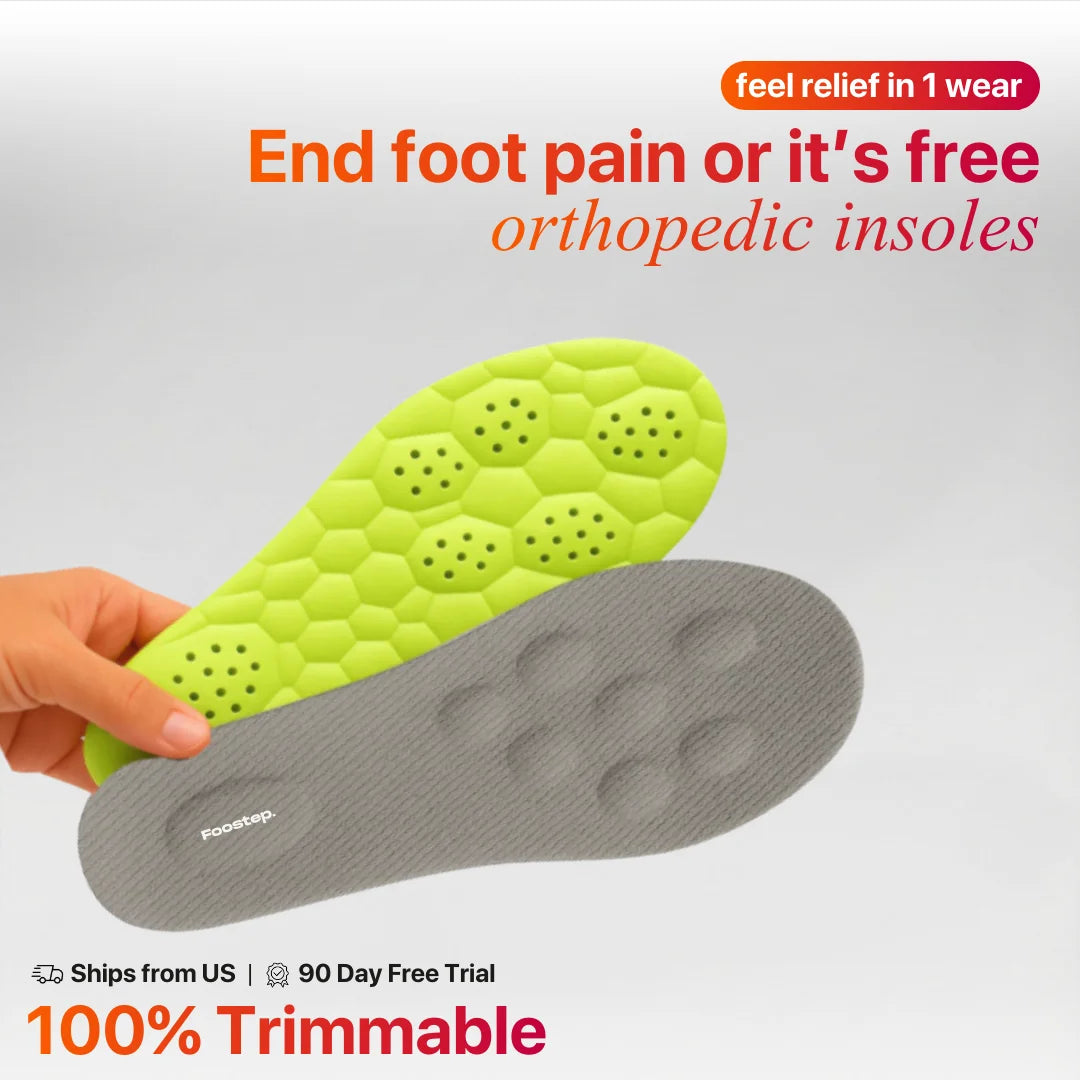 Foostep™ Instant Pain Relief Insoles – Walk Comfortably With Lasting Support