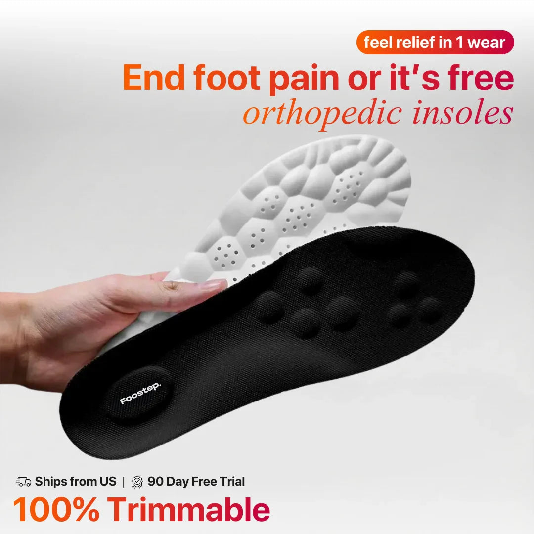 Foostep™ Instant Pain Relief Insoles – Walk Comfortably With Lasting Support