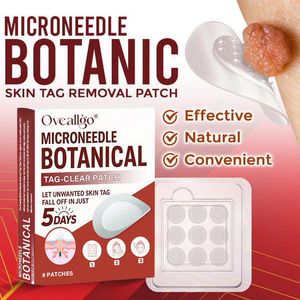 Oveallgo® MicroNeedle Botanical Tag-Clear Patch 🇺🇸 Made in the USA