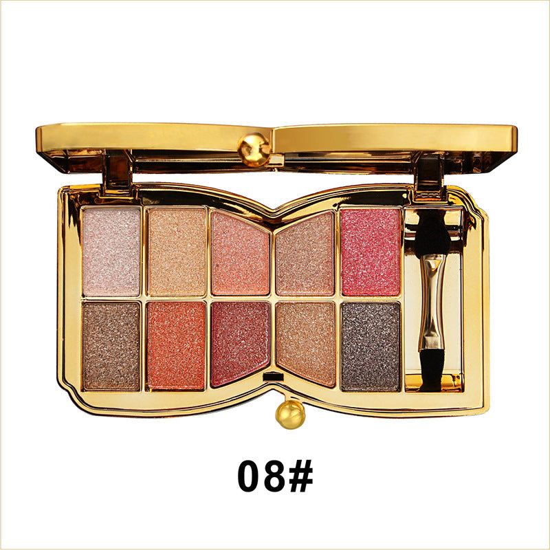 lusailstore | 10 Colors Sparkle Shimmer Eyeshadow Palette