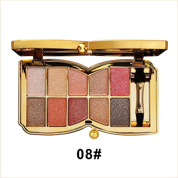 lusailstore | 10 Colors Sparkle Shimmer Eyeshadow Palette