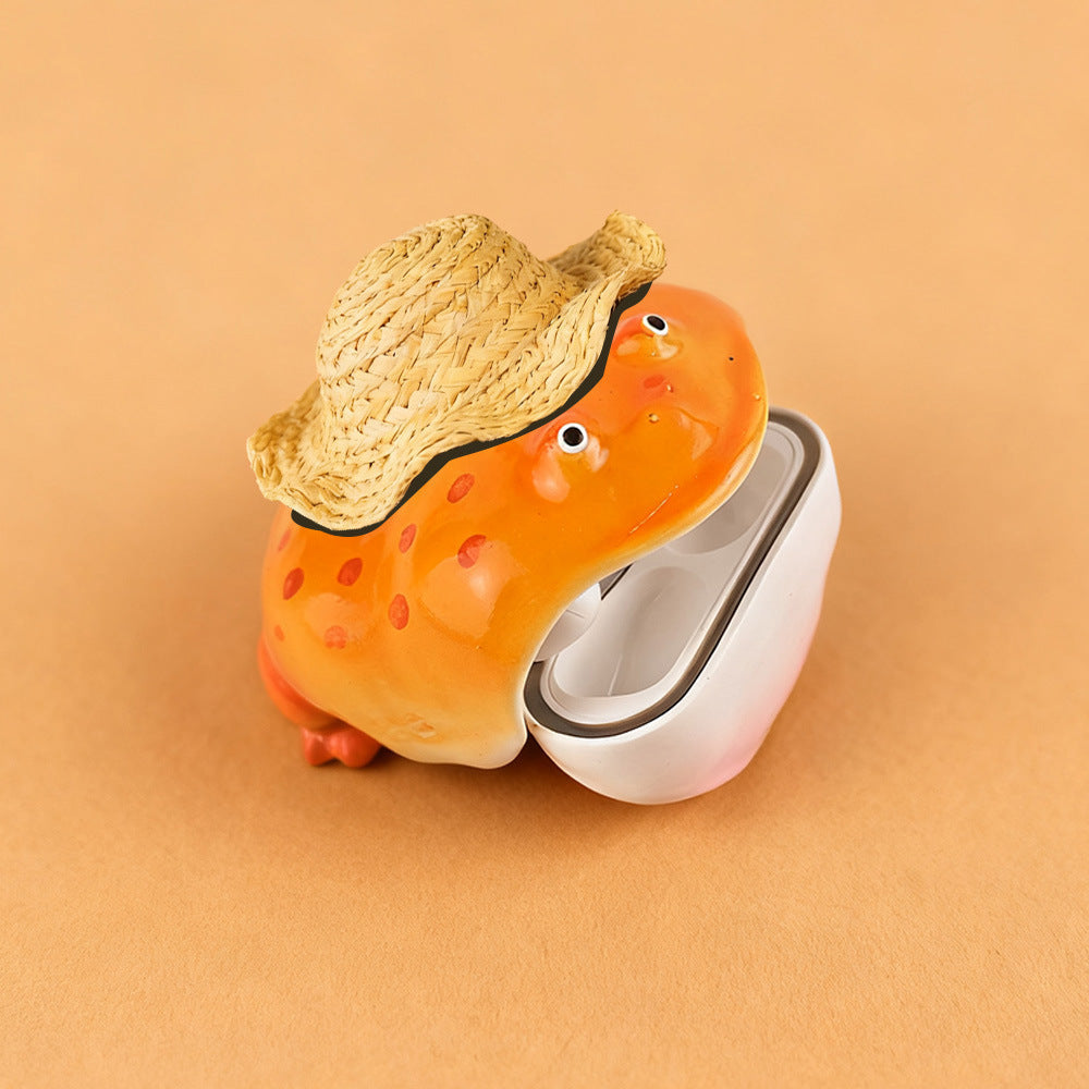 FrogPod™ 3D Frog-Shaped Earbud Case