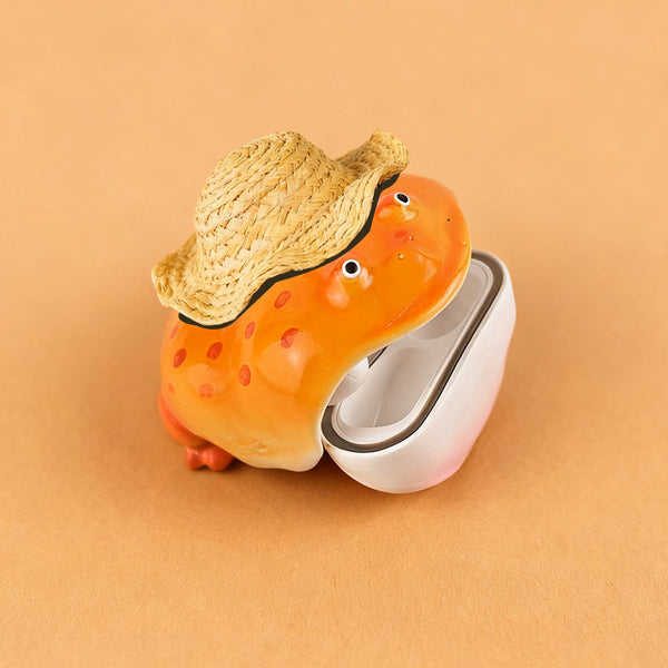 FrogPod™ 3D Frog-Shaped Earbud Case